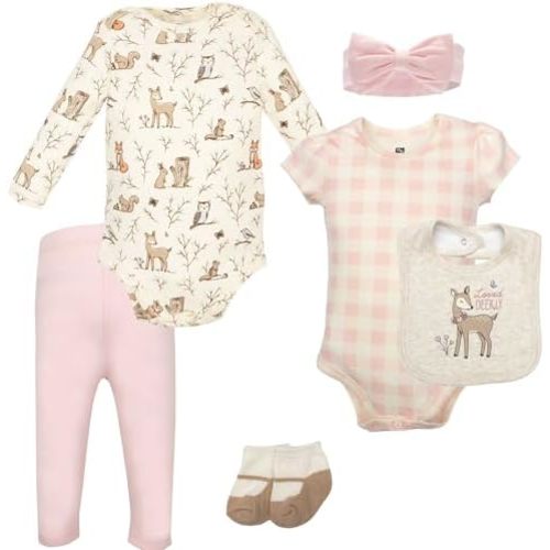 Hudson Baby Unisex Baby Cotton Layette Set