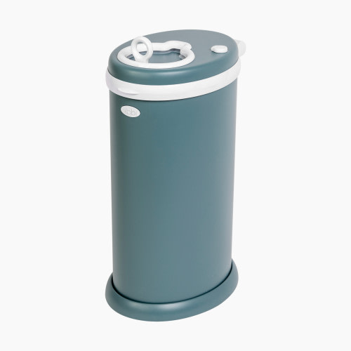 Ubbi Ubbi x Babylist Matte Steel Diaper Pail - Open Water