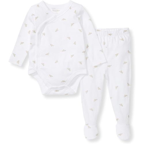 Burt's Bees Baby Unisex Baby Bodysuit & Pant Set, 100% Organic Cotton