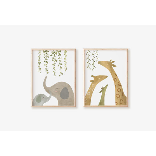 Nemo and Her Safari Paper Print - Unframed Prints | Wayfair