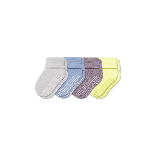 Baby Gripper Socks 4-Pack (6-12 Months)