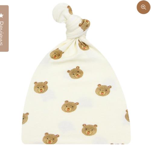 Pre-Order - Teddy Top Knot Hat