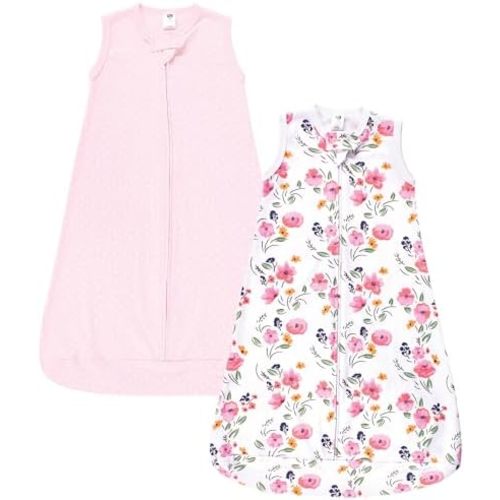 Hudson Baby BabyCotton Long-Sleeve Wearable Sleeping Bag, Sack, Blanket