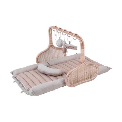 Rattan Play Gym Bundle | Natural & Cocoa | Stina's Style