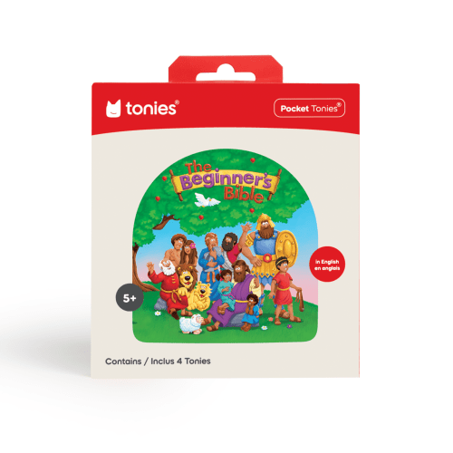 tonies The Beginner's Bible Pocket Tonies - 4 Pack Audio Toy Figure, Age Group 5+