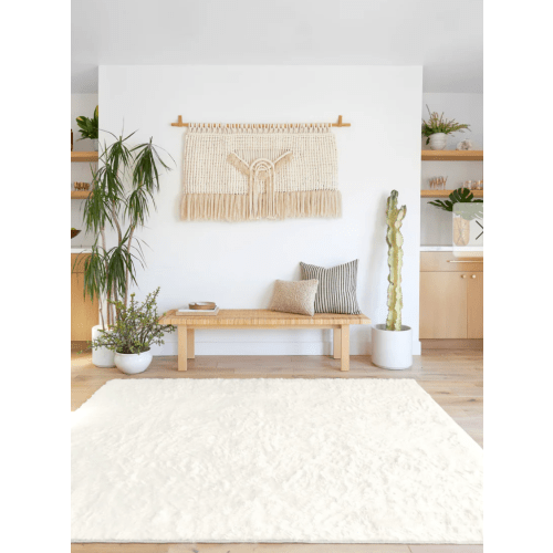 Polar White Plush Rug | Ruggable