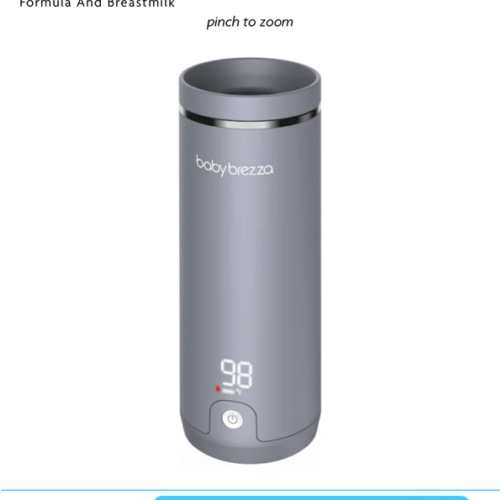 Superfast Portable Bottle Warmer - Rechargeable Travel Warmer for Formula and Breastmilk