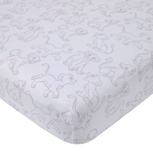 Disney Lion King Wild About You Fitted Crib Sheet