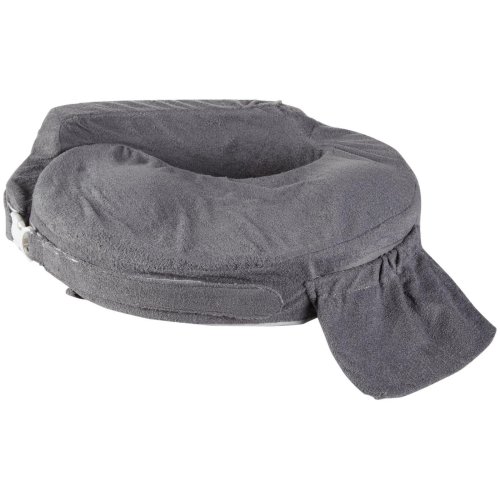 My Brest Friend Deluxe Nursing Pillow for Comfortable Posture, Evening Grey