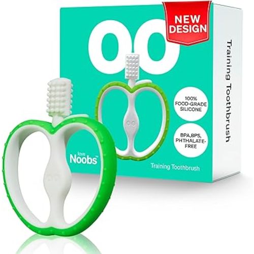 Baby Teething Toys by LoveNoobs™, Baby Toothbrush, Teethers for Babies 3-6 Months, Baby Teether Toys, BPA-Free Silicone Teethers for Babies 6-12 Months, Baby Teething Relief, Baby Teethers 0-6 Months