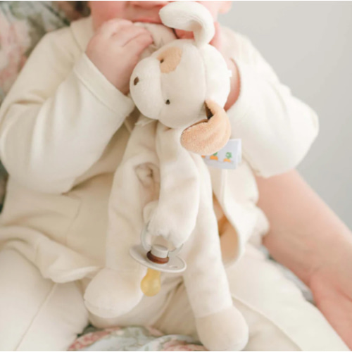 Bunny Pacifier Holder – Baby Beau and Belle