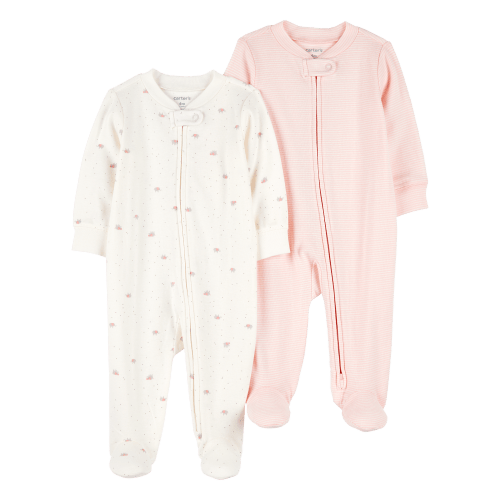 Baby 2-Pack 2-Way Zip Cotton Sleep & Play Pajamas - Carter's | Carter's