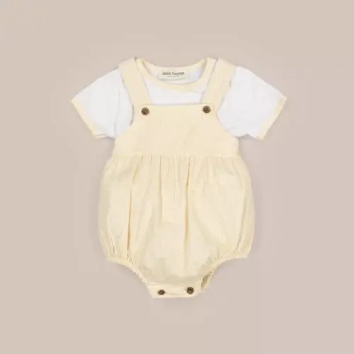 Baby dungaree Set Alacati|Tienda Online Doña Carmen