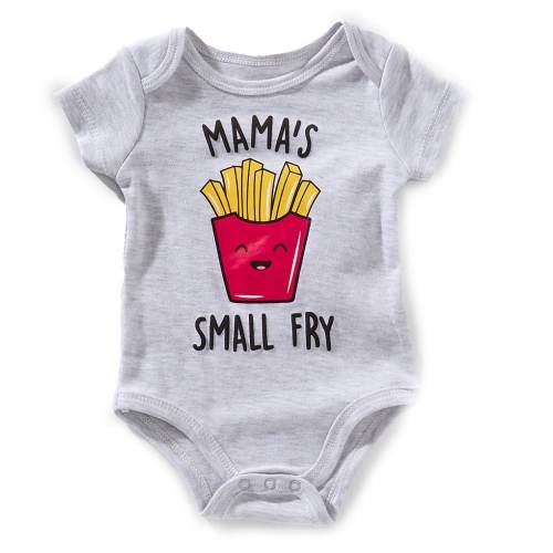 Baby Starters Baby 3-12 Months Short Sleeve Mama's Small Fry Graphic Bodysuit