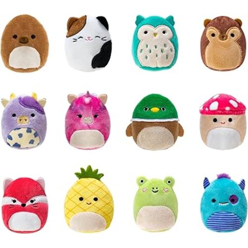 Squishville by Original Squishmallows All-Star Squad - 12 Fan Favorites, Including Hans, Cam, Malcolm, Avery, and More - Amazon Exclusive
