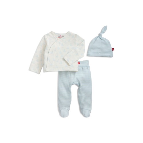 Tiny Tides Organic Cotton Top, Pants & Hat Set