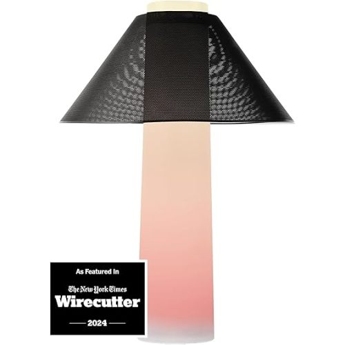 Loftie Smart Lamp - Sunrise Alarm, Wake-up Light, Custom Color Modes, Nightstand Lamp, Red Light for Sleep, Morning Routines, Modern Table Lamp for Bedroom, Office - Christmas Gift Idea (Black)