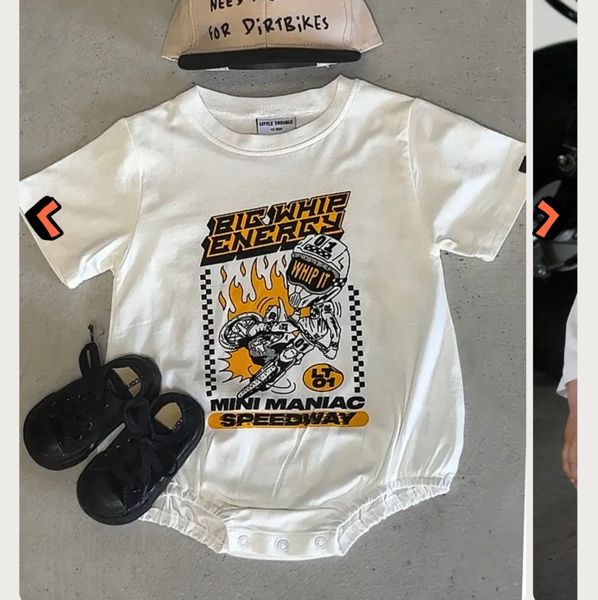 Big Whip Energy Baby Romper
