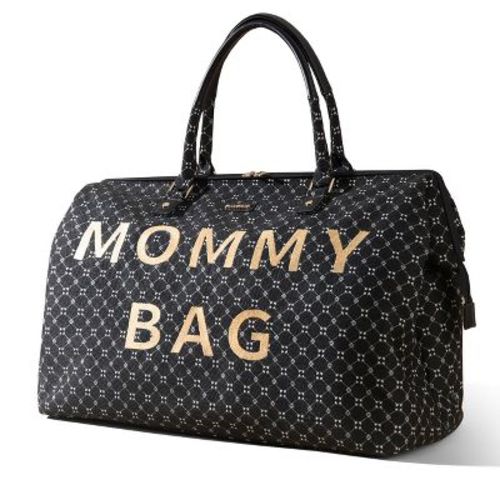 Mommy Travel Bag-black With Letter