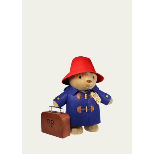 Classic Paddington Bear Soft Toy W/ Suitcase