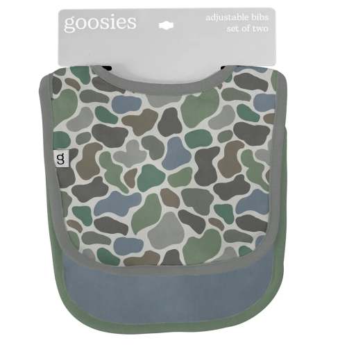 Retro Camo Bamboo Bib Set