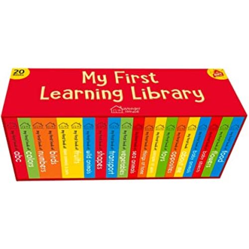My First Complete Learning Library: Boxset of 20 Board Books Gift Set for Kids (Horizontal Design)