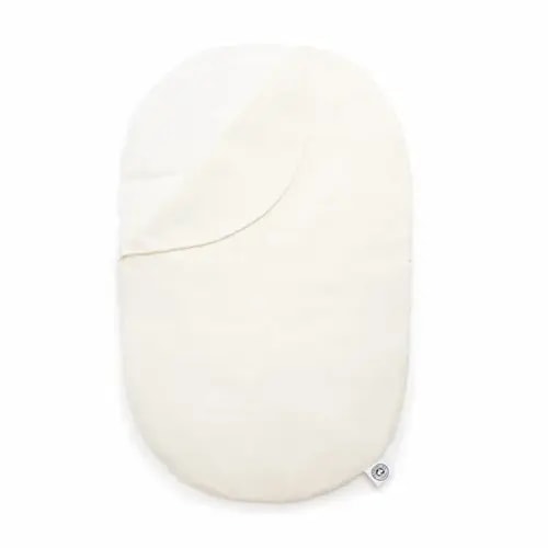 Topponcino Baby Support Pillow (Natural) | The Topponcino Company | Authentic Montessori Newborn Lounger, Infant Holding Pillow & Tummy Time Mat | Montessori Baby Essential | 100% Natural Cotton