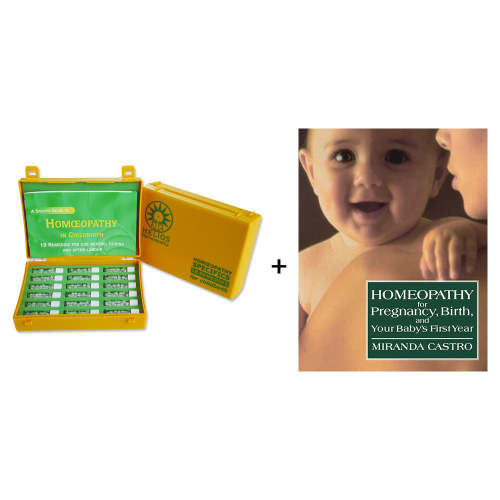 Childbirth Homeopathic Kit and Book - Mother and Baby Pack - Homeopathy Kits