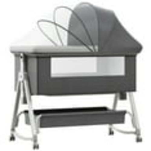 G TALECO GEAR Baby Bassinet Bedside Sleeper, Portable Baby Bed for Newborn Infant, Height Adjustment, Gray