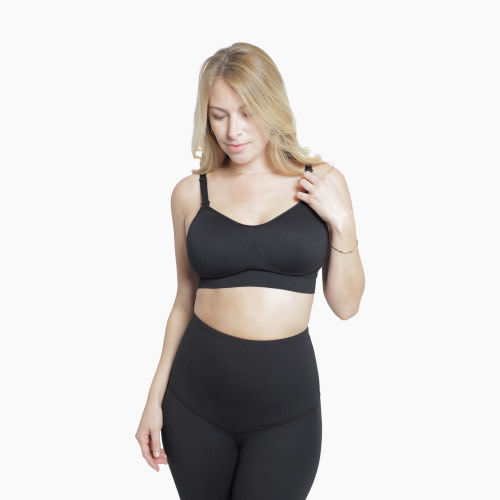 Ingrid and Isabel Cooling Nursing Pumping Bra - Black, S