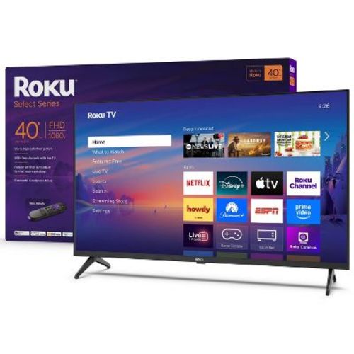 Roku 40" Select Series 1080p Full HD Smart Roku TV with Roku TV Remote: Streaming, Apple Airplay, 3 HDMI Ports