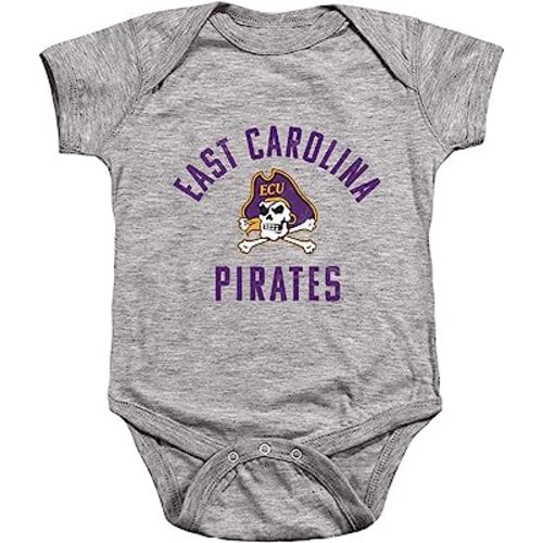 East Carolina University Official Pirates Logo Unisex Infant Snap Suit for Baby