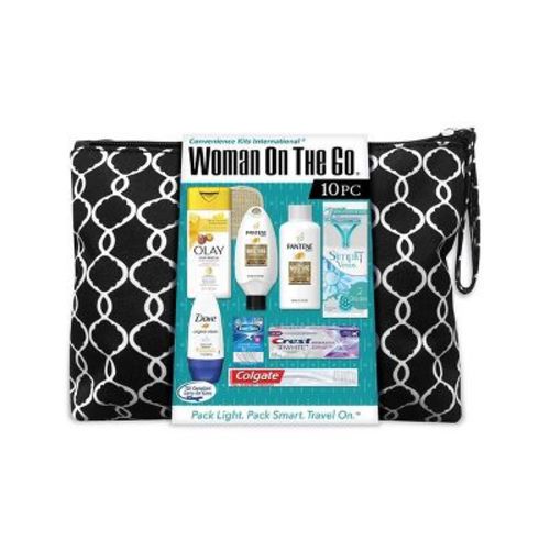 Convenience Kits International Women's Travel Bath And Body Kit - Trial Size - 10pc