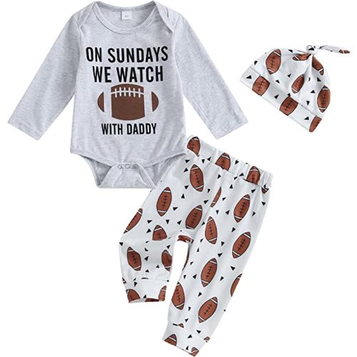 Amazon.com: Infant Baby Boy Farm Letter Onesie Romper and Long Pants Newborn Coming Home Outfit Cute Clothes Sets with Hat: Clothing, Shoes & Jewelry