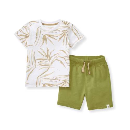 Shady Palms Organic Boy Top & Shorts Set – Burt's Bees Baby