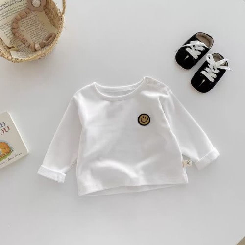 Baby Toddler Smile Face Stripe T-Shirt