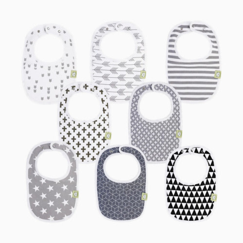 Urban Drool Bibs (8 Pack) - Grayscale