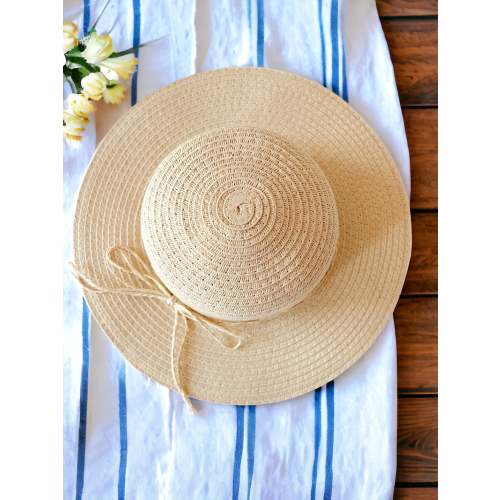 Wide Brim Woven Sunhat