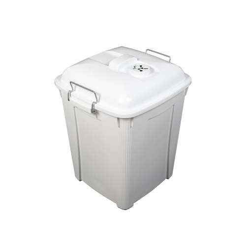 DIAPER PAIL - Single - Unit - 14 G - Vented Lift - White