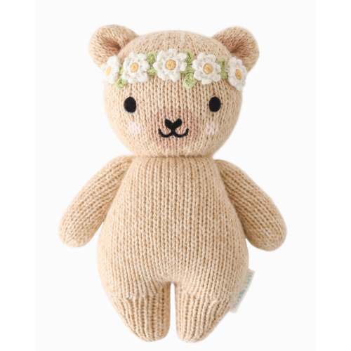 Baby honey bear (ivory floral)