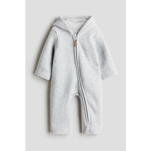 Hooded Fleece Jumpsuit
