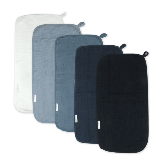 5-Pack Organic Cotton Multi-layer Woven Burp Cloths | Honest Baby Clothing