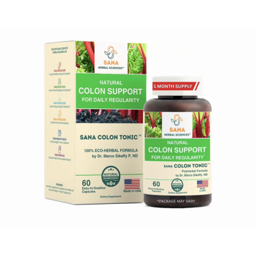 Natural Stool Softener - Safe for Daily Use, Postpartum | Ultra Gut Daily Colon Cleanse, Constipation Relief for Adult and Senior Women & Men | 60 Herbal Laxative Pills | Sana Herbal