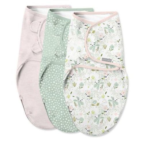 SwaddleMe by Ingenuity Easy Change Zipper Baby Swaddle - 0-3 Months - Peekaboo Panda