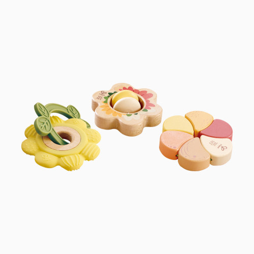 Hape Artful Flowers Rattle Trio