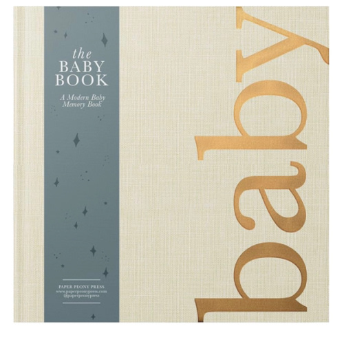 The Baby Memory Book: Beautiful Modern Baby Book and Scrapbook for Baby's First Years to Track Special Moments, Milestones and Growth from Pregnancy to First 5 Years