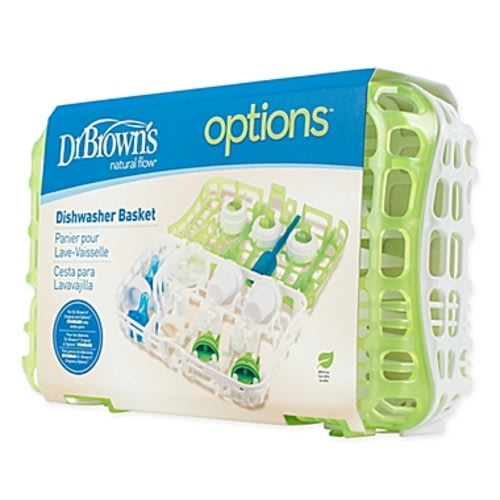 Dr. Browns® Natural Flow® Bottle Parts Options™ Dishwasher Basket in GreenDr. Browns® Natural Flow® Bottle Parts Options™ Dishwasher Basket in Green