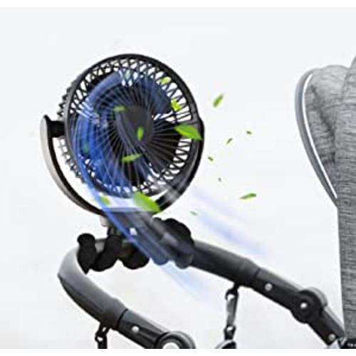 Amazon.com: 5000mAh Rechargeable Battery Powered Fan, Clip Fan with Flexible Tripod for Peloton Bike & Treadmill , Ultra Quiet, 3 Speed, 360° Rotatable, Portable USB Fan for Room Outdoor Stroller Car Seat : Electronics