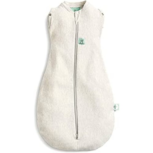 ergoPouch 0.2 tog Baby Sleep Sack 0-12 months - Baby Sleeping Sack for Warm & Cozy nights - Cocoon Swaddle Sack Baby Keeps Calm & Relaxed (Grey Marle)