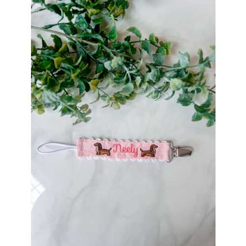 Dachshund Paci Clip